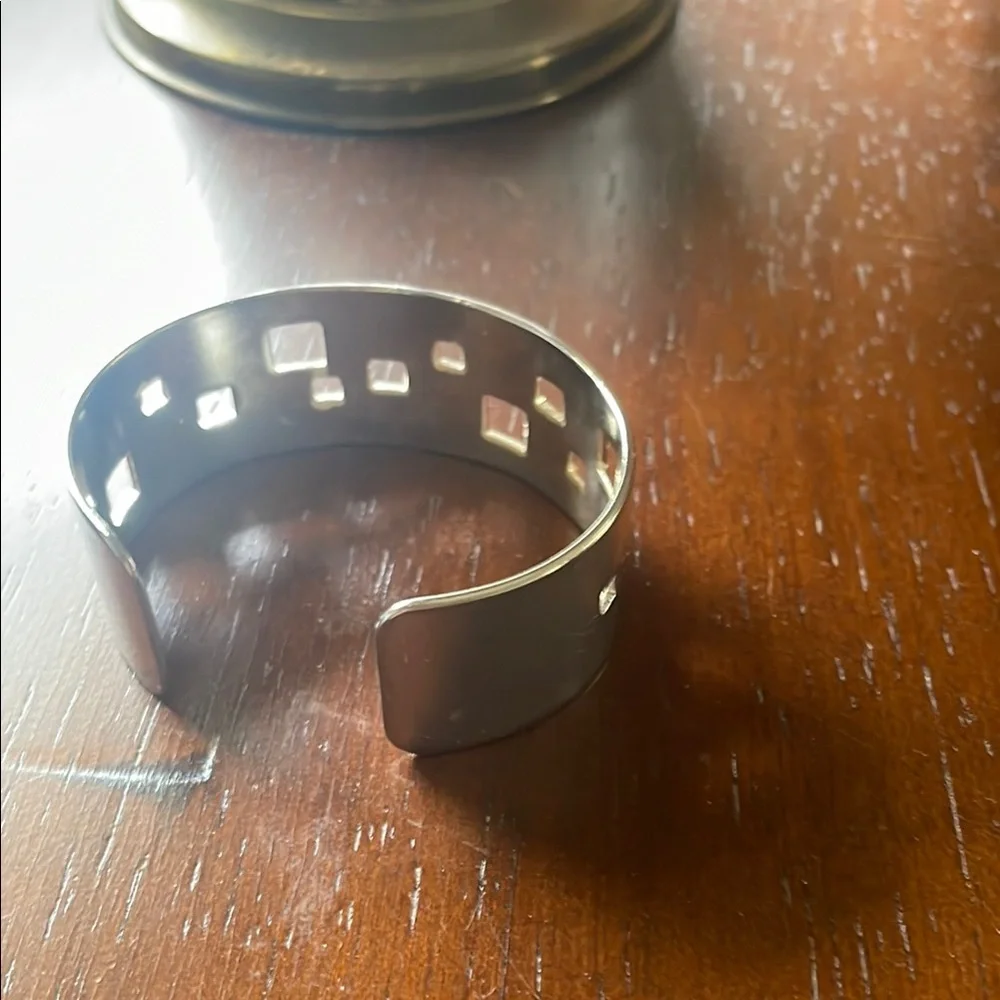 Silver Wearable Tech Bracelet